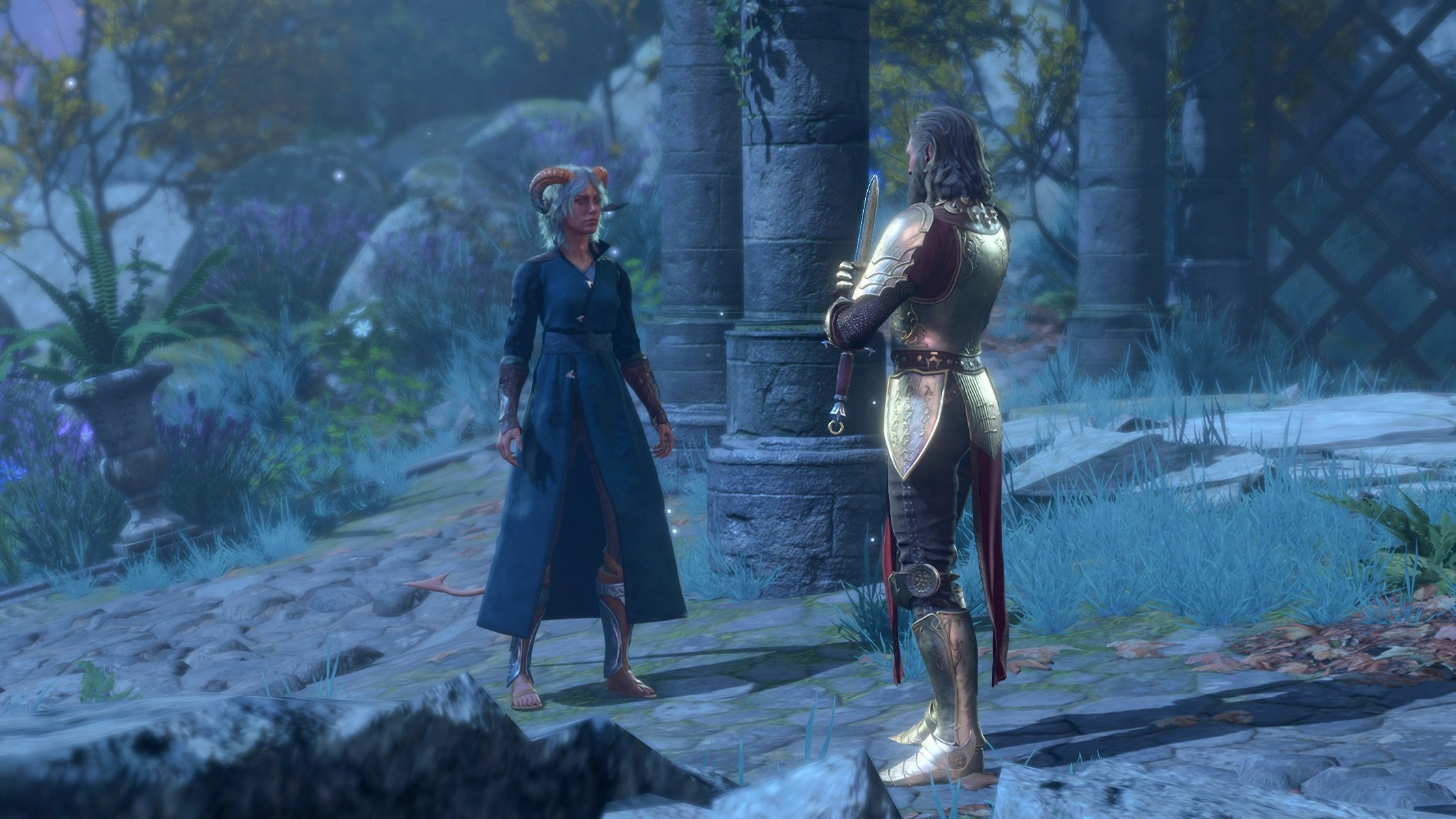 Ramie talking to her Dream Guardian.