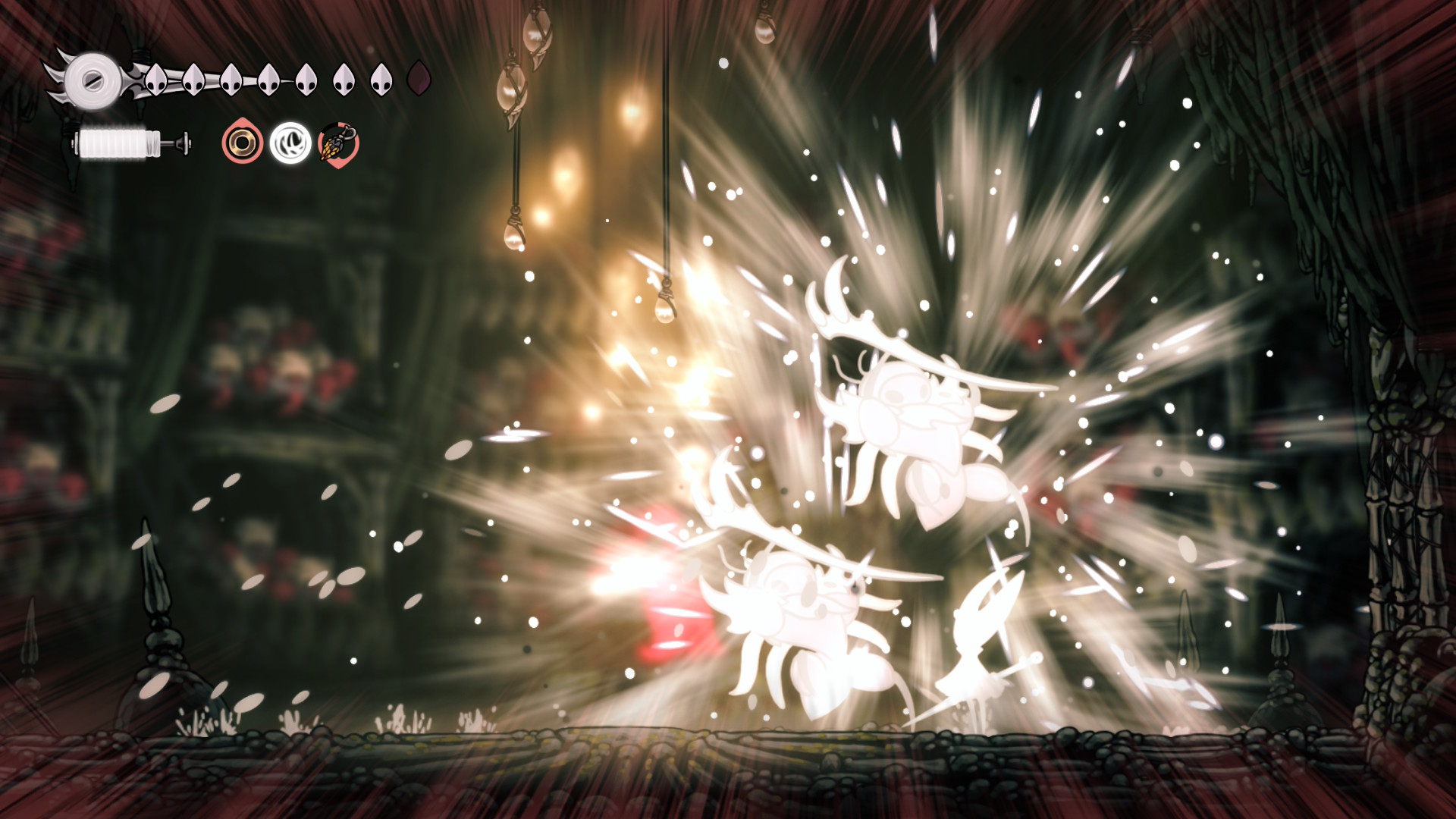 Landing a highly satisfying double kill on the Citadel Guards.