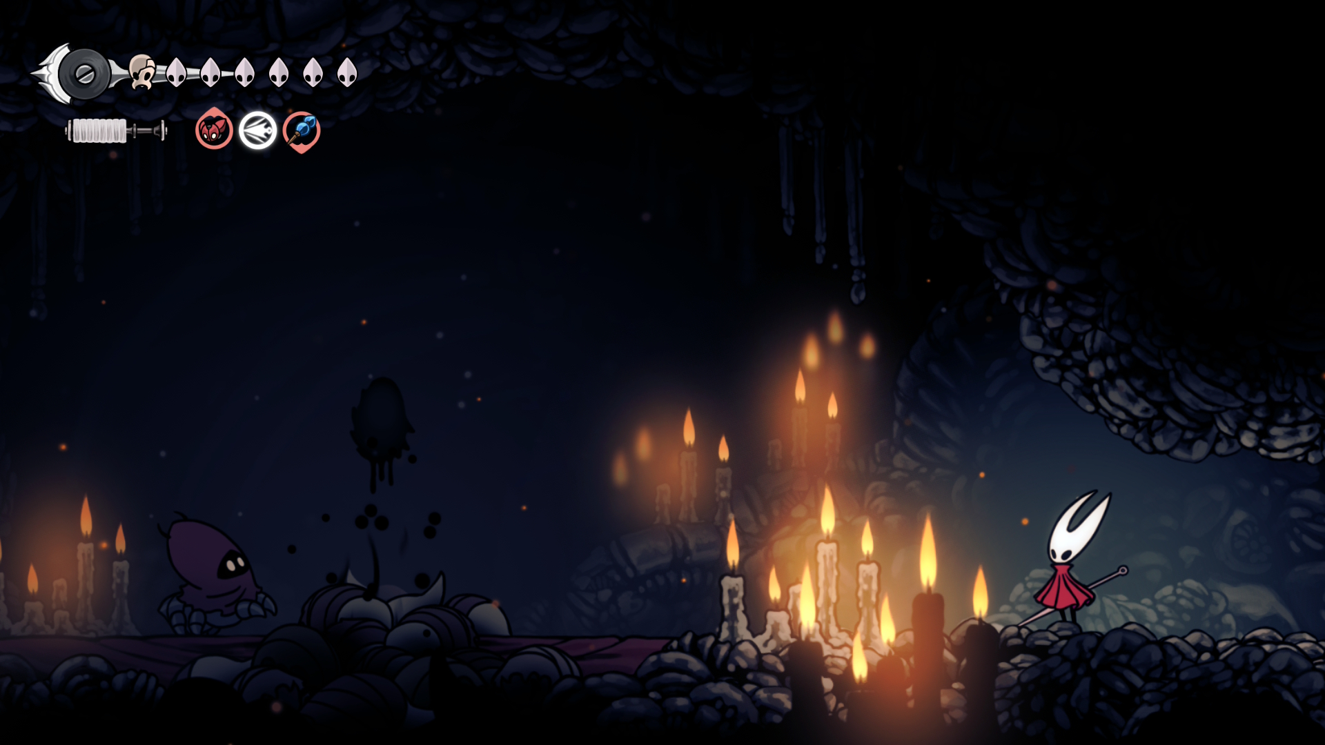 Standing before the soon-to-be-summoned void entity known as the Summoned Savior.